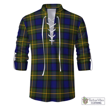 Moore Tartan Men's Scottish Traditional Jacobite Ghillie Kilt Shirt - Tartan Vibes Clothing