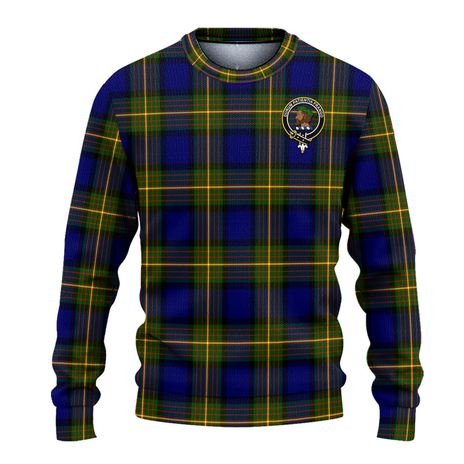 Moore Tartan Ugly Sweater with Family Crest - Tartan Vibes Clothing