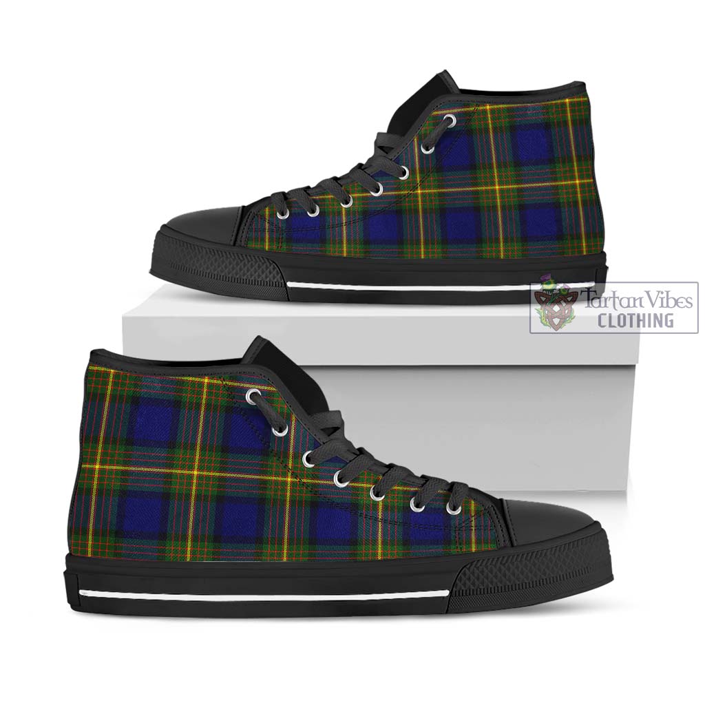 Moore Tartan High Top Shoes - Tartan Vibes Clothing