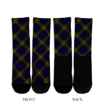 Moore Tartan Crew Socks Cross Style - Tartan Vibes Clothing
