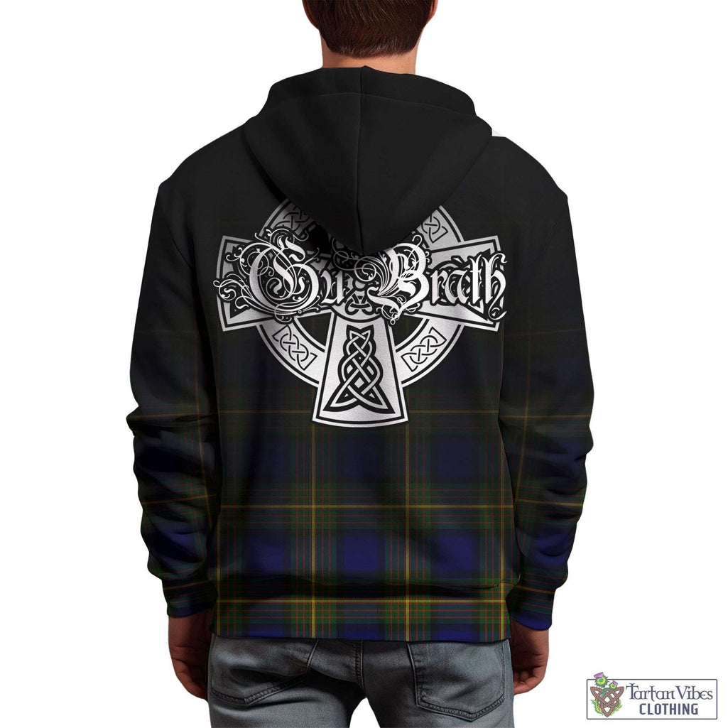 Moore Tartan Hoodie Featuring Alba Gu Brath Family Crest Celtic Inspired - Tartan Vibes Clothing