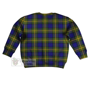 Moore Tartan Kid Ugly Sweater with Family Crest - Tartan Vibes Clothing