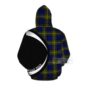 Moore Tartan Cotton Hoodie with Family Crest Circle Style Pullover Hoodie - Tartan Vibes Clothing