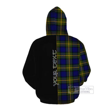 Moore Tartan Cotton Hoodie with Family Crest and Half Of Me Style Pullover Hoodie - Tartan Vibes Clothing