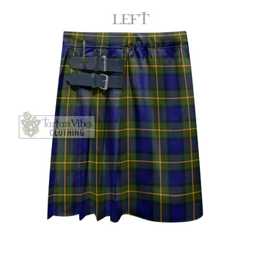 Moore Tartan Men's Pleated Skirt - Fashion Casual Retro Scottish Kilt Style