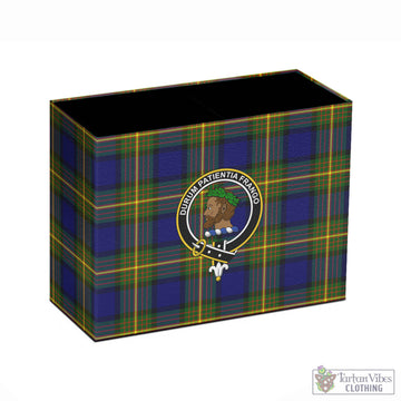 Moore Tartan Pen Holder with Family Crest - Tartan Vibes Clothing