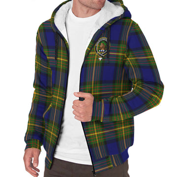 Moore Tartan Sherpa Hoodie with Family Crest - Tartan Vibes Clothing