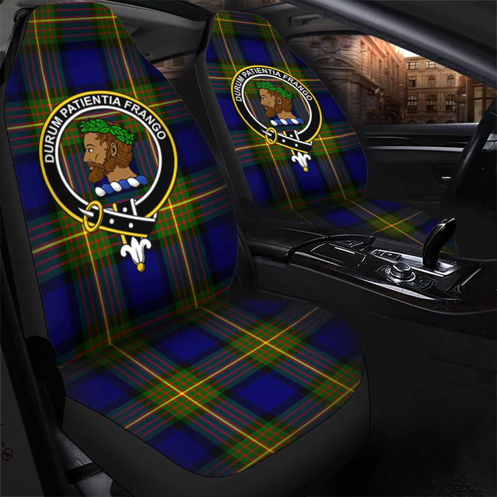 Moore Tartan Car Seat Cover with Family Crest - Tartan Vibes Clothing