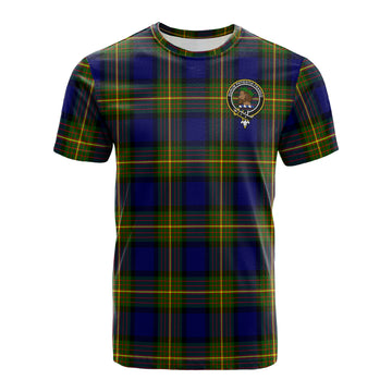 Moore Tartan T-Shirt with Family Crest