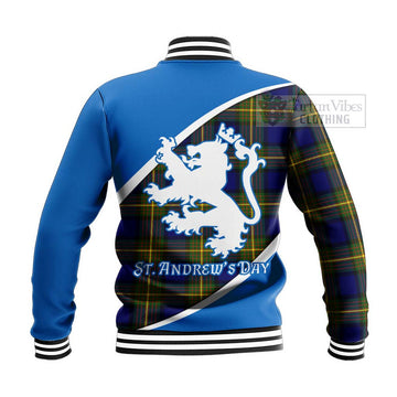 Moore Family Crest Tartan Baseball Jacket Celebrate Saint Andrew's Day in Style - Tartan Vibes Clothing
