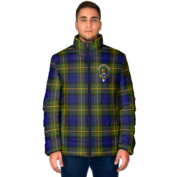 Moore Tartan Padded Jacket with Family Crest