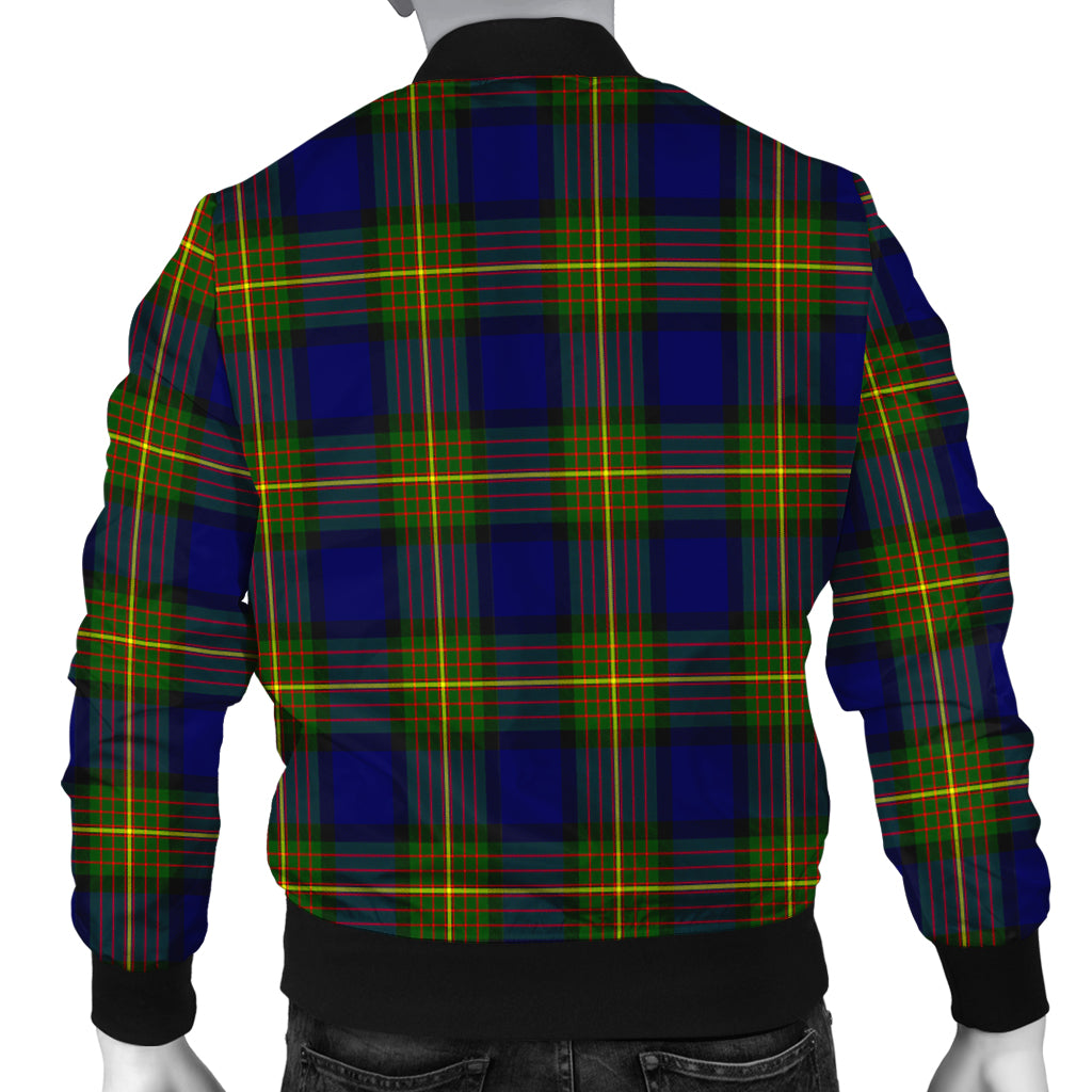 Moore Tartan Bomber Jacket with Family Crest - Tartan Vibes Clothing