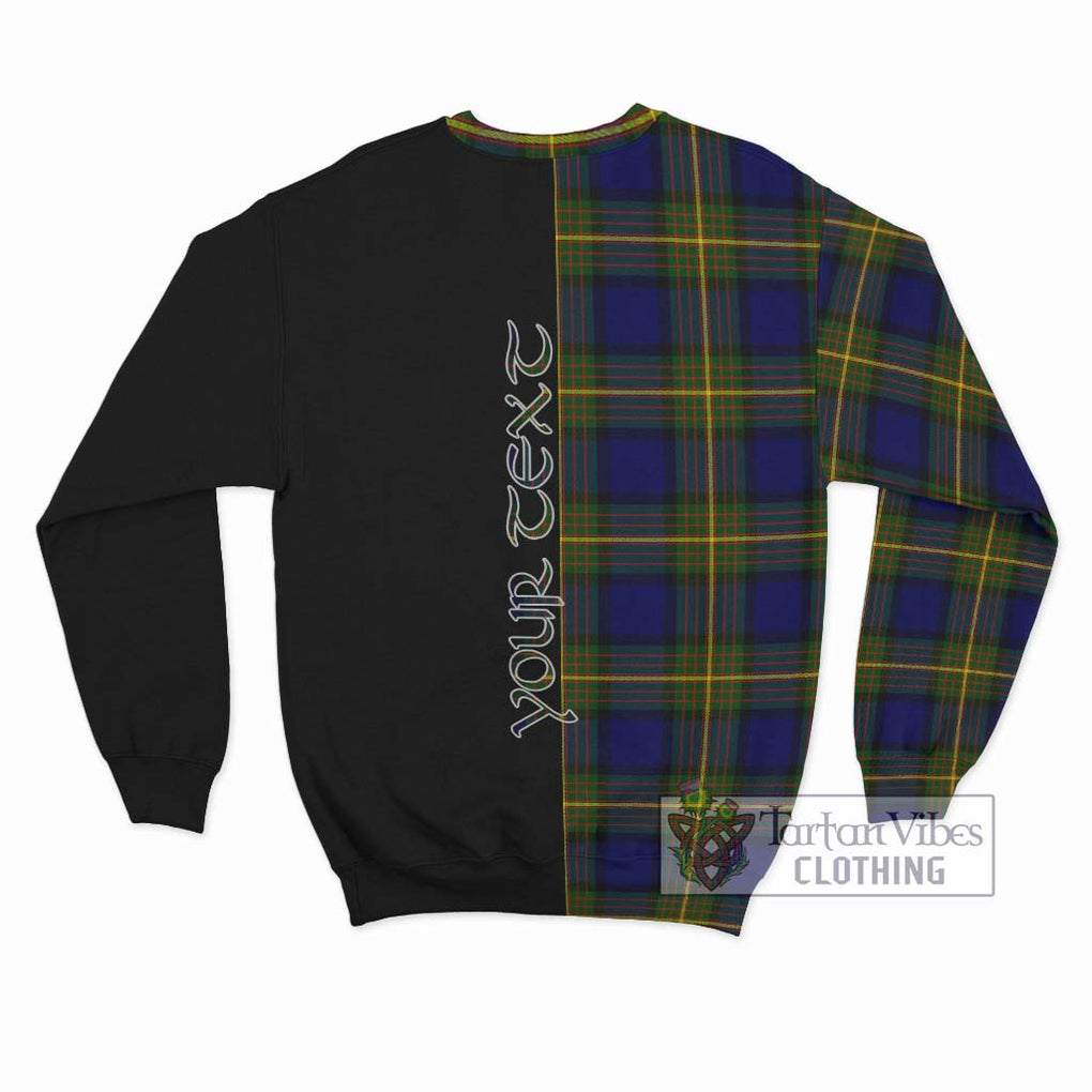 Moore Tartan Sweatshirt with Family Crest and Half Of Me Style - Tartan Vibes Clothing