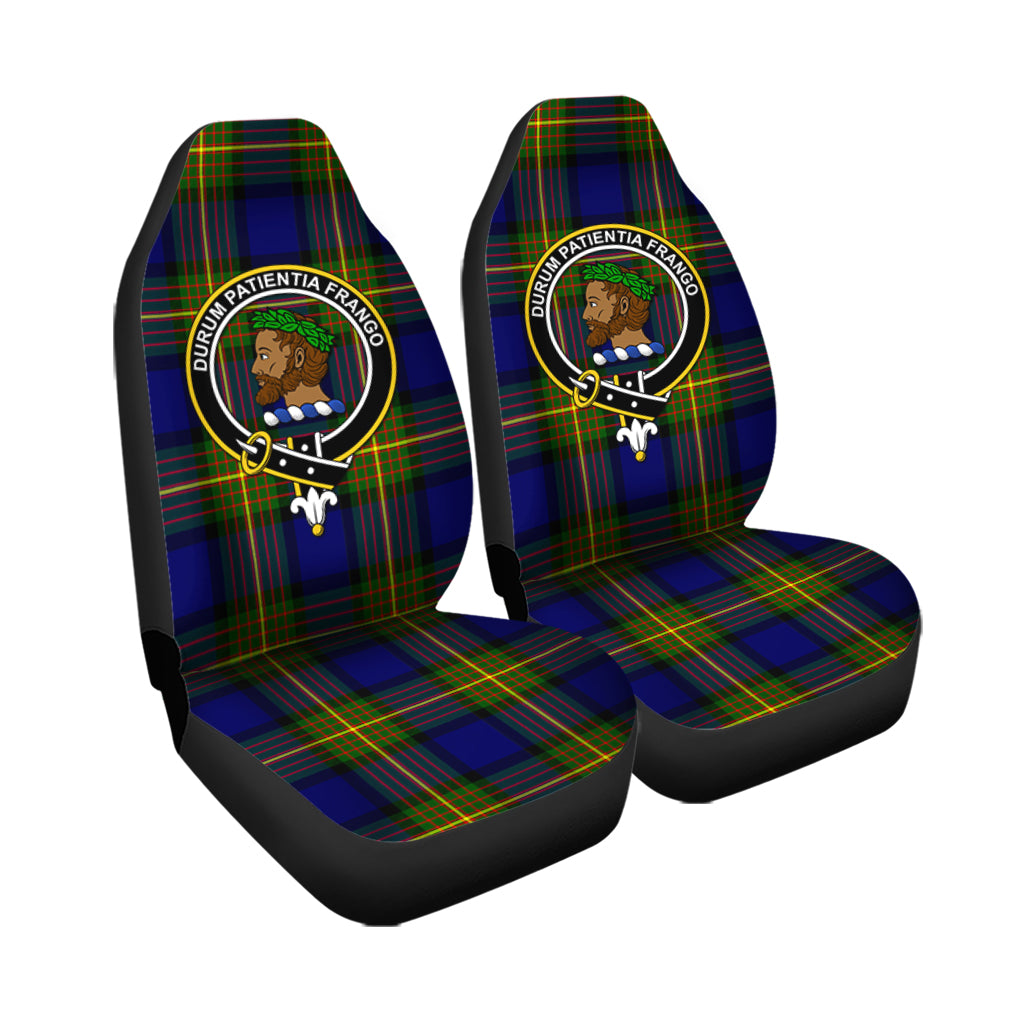 Moore Tartan Car Seat Cover with Family Crest - Tartan Vibes Clothing