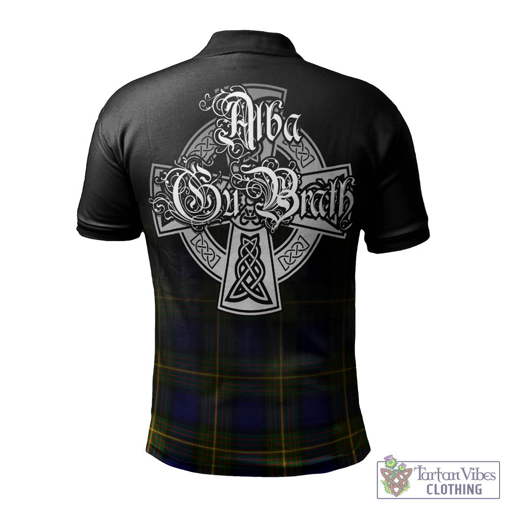 Moore Tartan Polo Shirt Featuring Alba Gu Brath Family Crest Celtic Inspired - Tartan Vibes Clothing