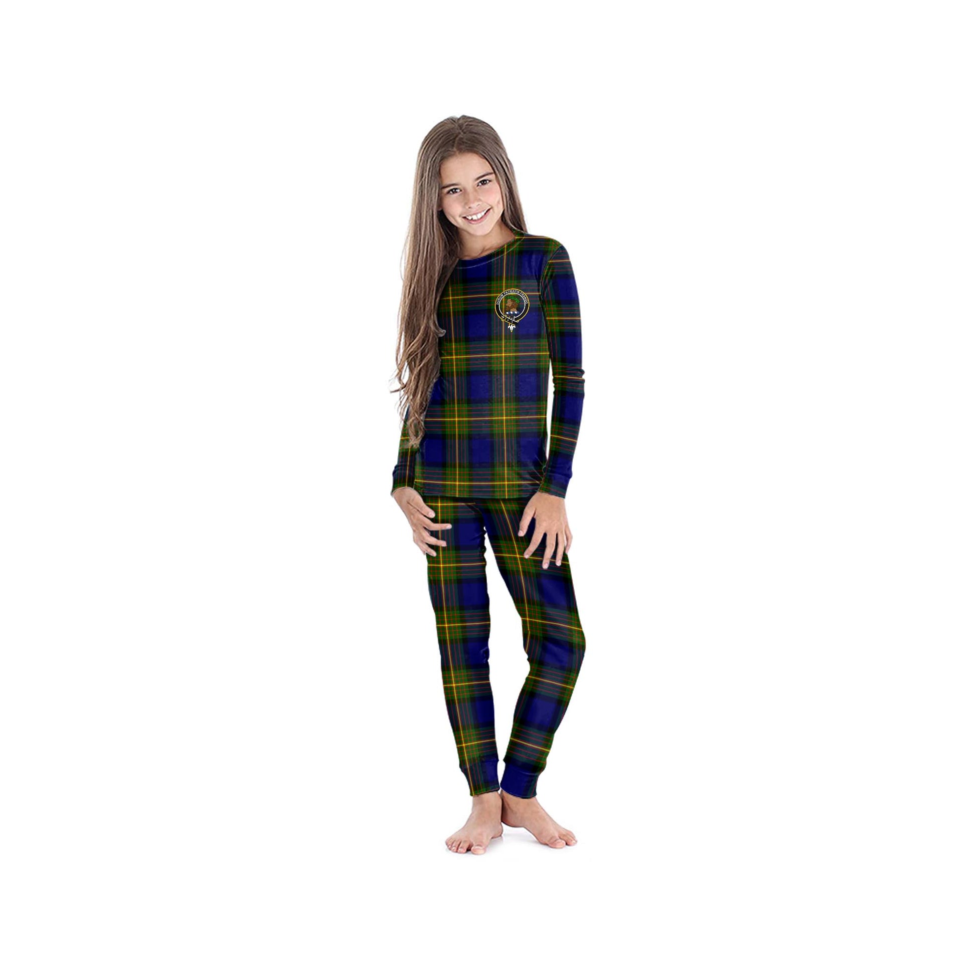 Moore Tartan Pajamas Family Set with Family Crest - Tartan Vibes Clothing