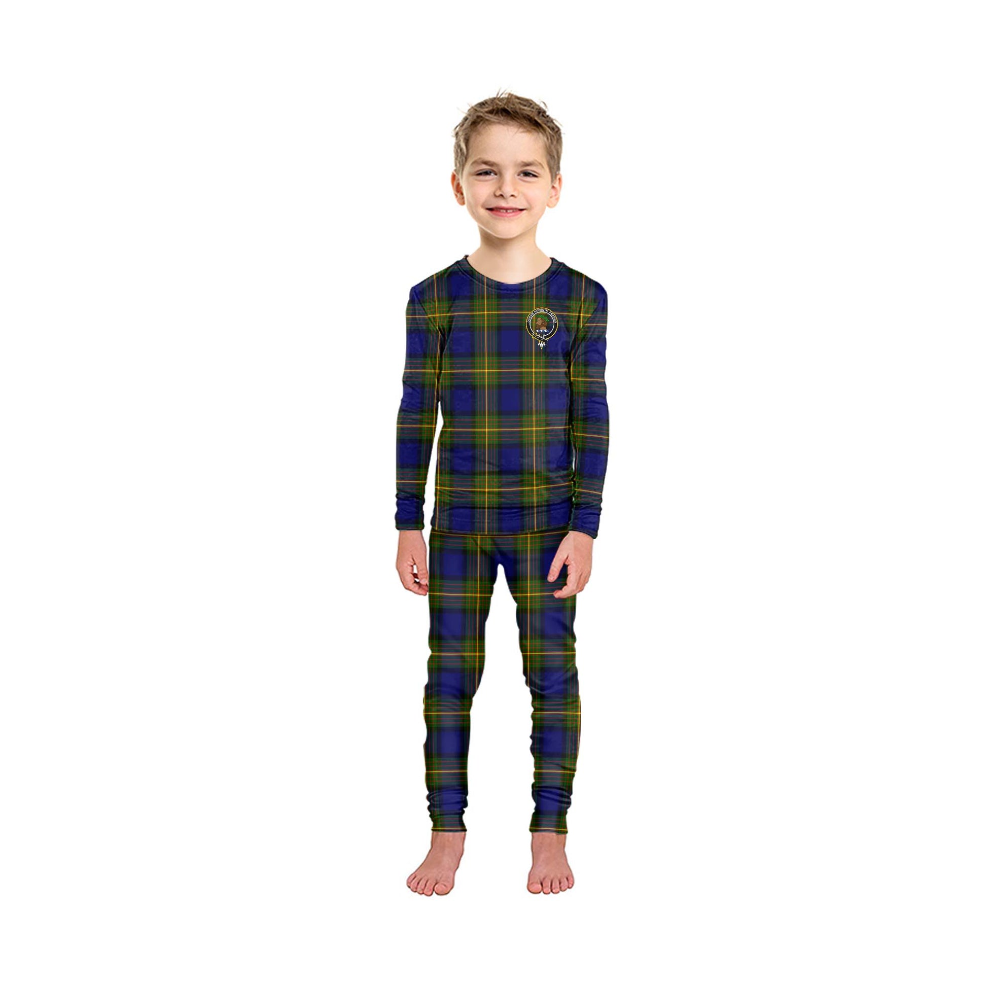 Moore Tartan Pajamas Family Set with Family Crest - Tartan Vibes Clothing