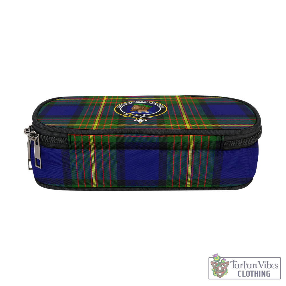 Moore Tartan Pen and Pencil Case with Family Crest - Tartan Vibes Clothing