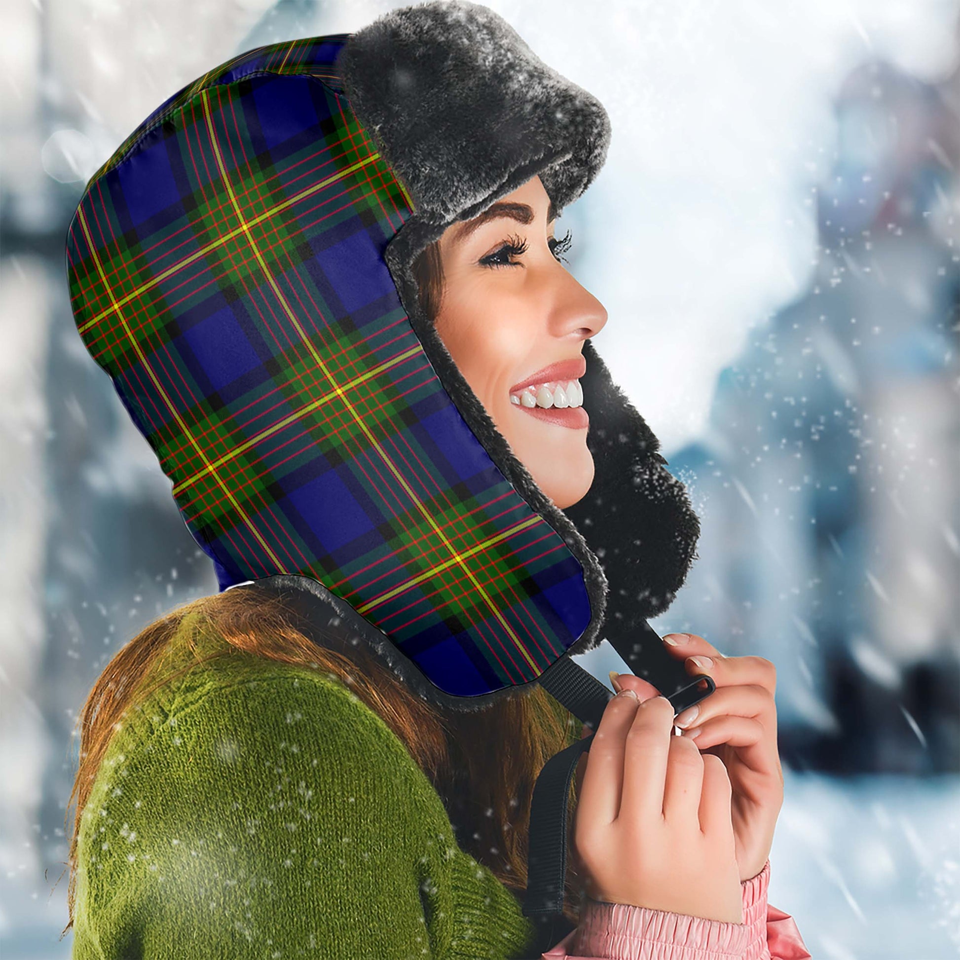 Moore Tartan Winter Trapper Hat - Tartan Vibes Clothing