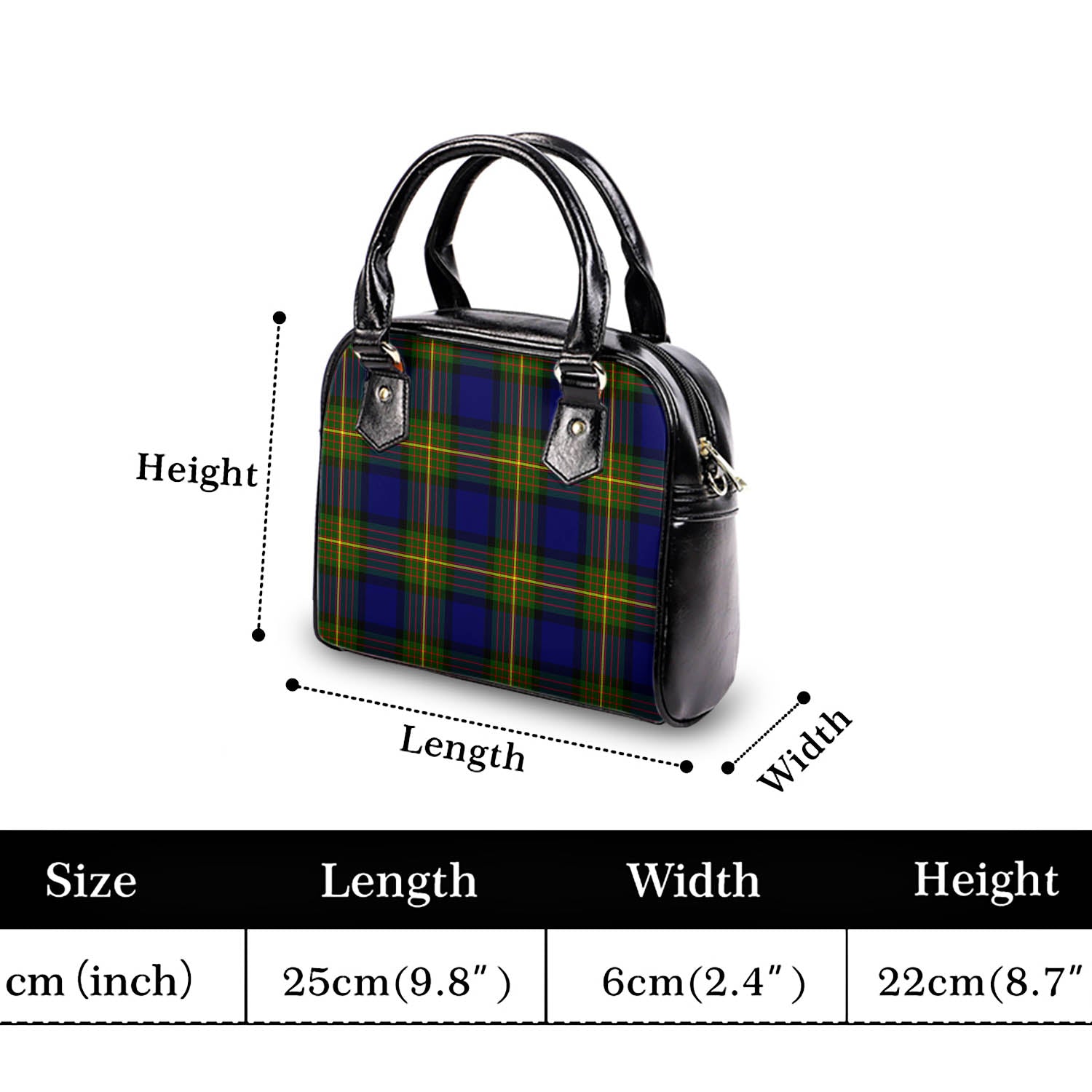 Moore Tartan Shoulder Handbags - Tartan Vibes Clothing