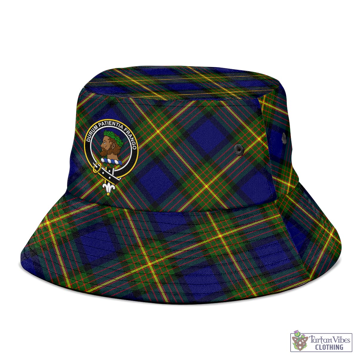 Moore Tartan Bucket Hat with Family Crest - Tartan Vibes Clothing