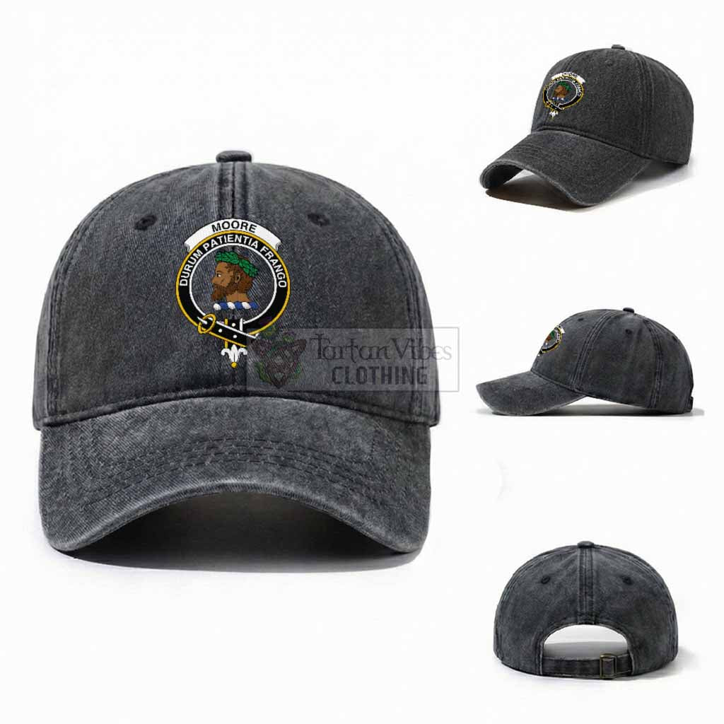 Moore Scottish Clan Crest Washed Baseball Cap