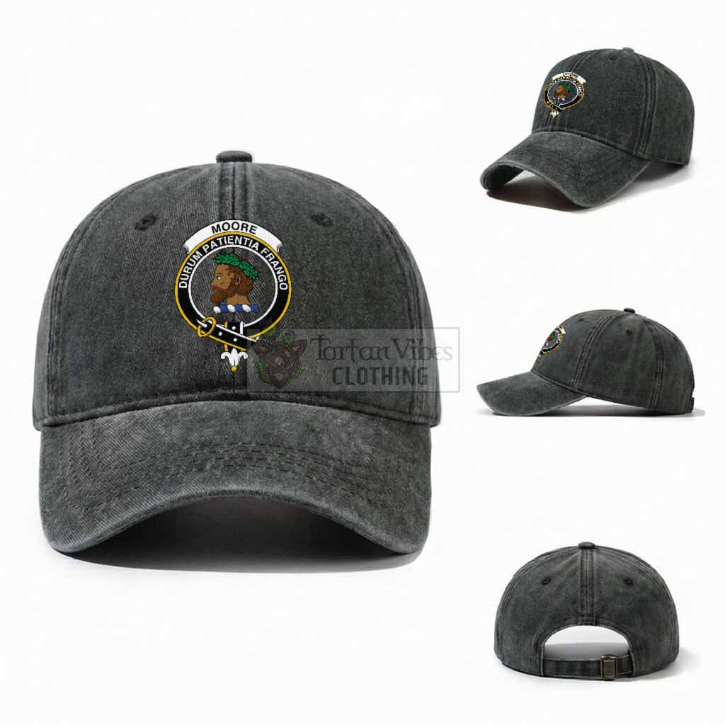 Moore Scottish Clan Crest Washed Baseball Cap