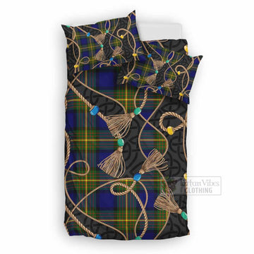 Moore Scottish Tartan Twisted Ropes Stylized Bedding Set UK Bedding Set UK Double 79*79 inch - Tartan Vibes Clothing