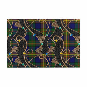 Moore Scottish Tartan Twisted Ropes Stylized House Flag 48*72 inch (120*180 cm) - Tartan Vibes Clothing