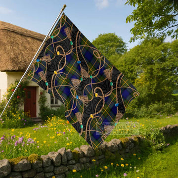 Moore Scottish Tartan Twisted Ropes Stylized House Flag - Tartan Vibes Clothing