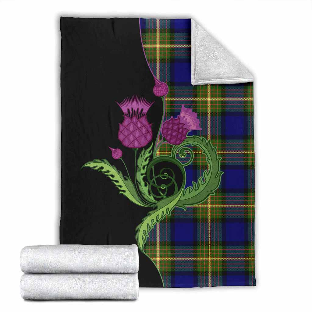Moore Tartan Blanket Traditional Scottish Thistle X-Large 59 x 79 inches 150 x 200 cm - Tartan Vibes Clothing