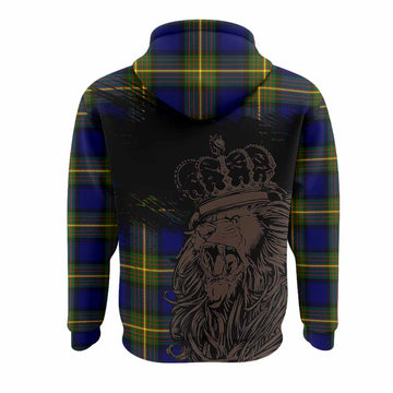 Moore Tartan Crest Hoodie Crowned Lion Heritage Style