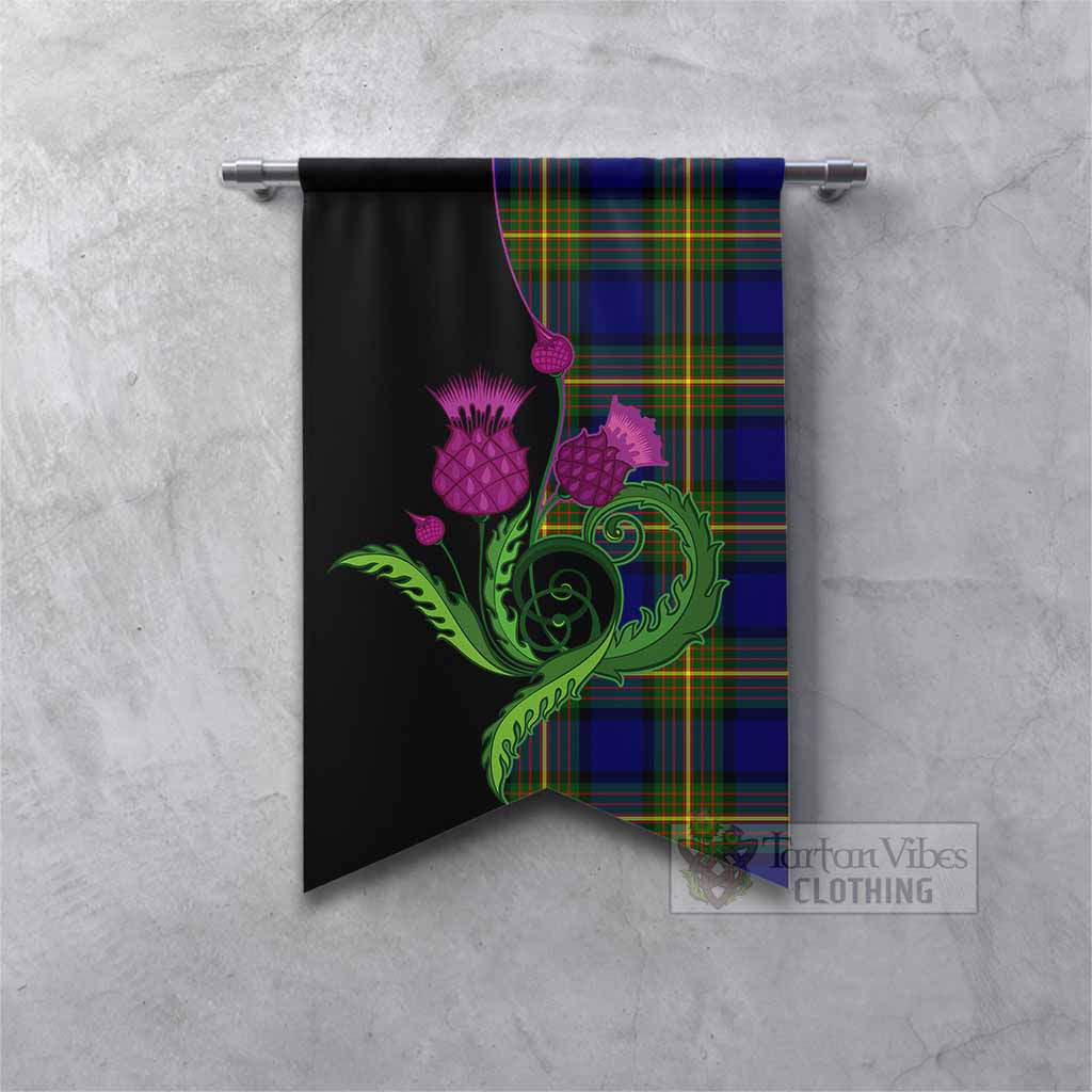 Moore Tartan Gonfalon Traditional Scottish Thistle Fishtail - Tartan Vibes Clothing