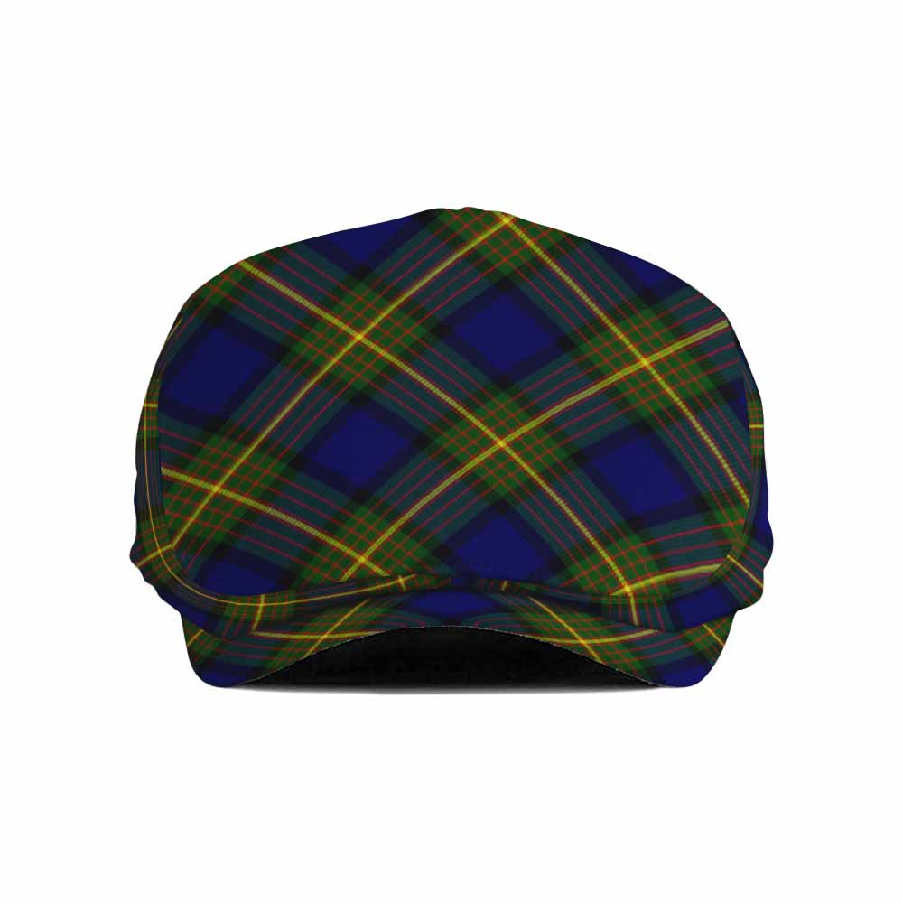 Moore Tartan Flat Cap, Jeff Cap Cross Style Flat Cap S 22" - 23.2" - Tartan Vibes Clothing