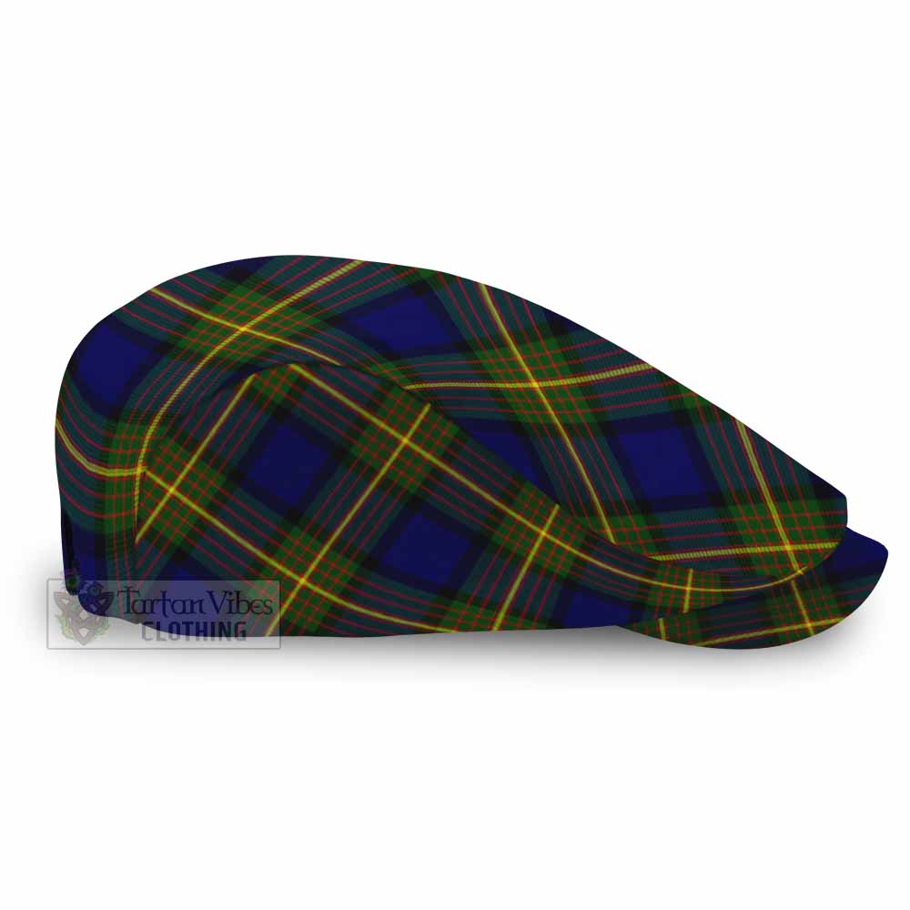 Moore Tartan Flat Cap, Jeff Cap Cross Style - Tartan Vibes Clothing
