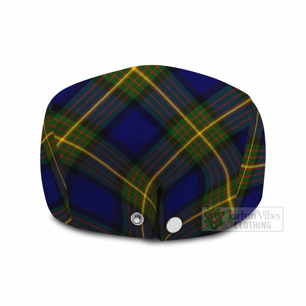 Moore Tartan Flat Cap, Jeff Cap Cross Style - Tartan Vibes Clothing