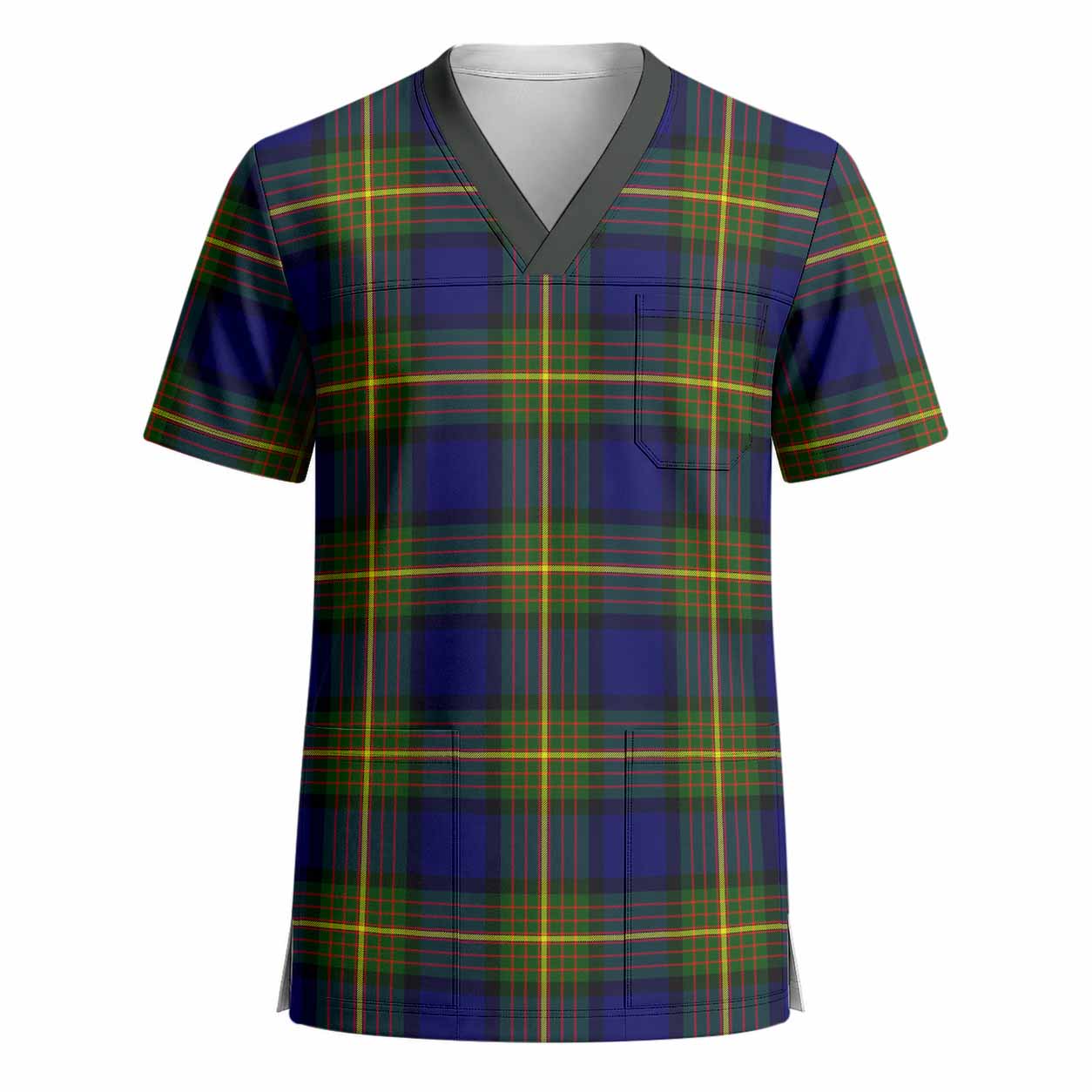 Moore Tartan Scrub Top - Tartan Vibes Clothing