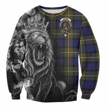 Moore Tartan Sweatshirt Roaring Lion Heritage