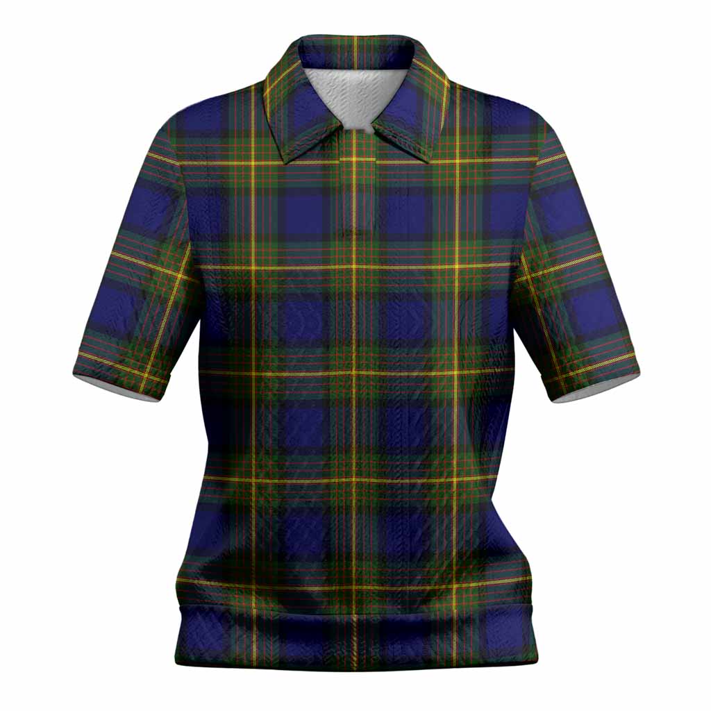 Moore Tartan Women’s Polo Sweater Top