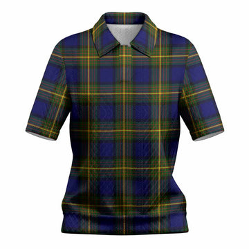 Moore Tartan Women’s Polo Sweater Top