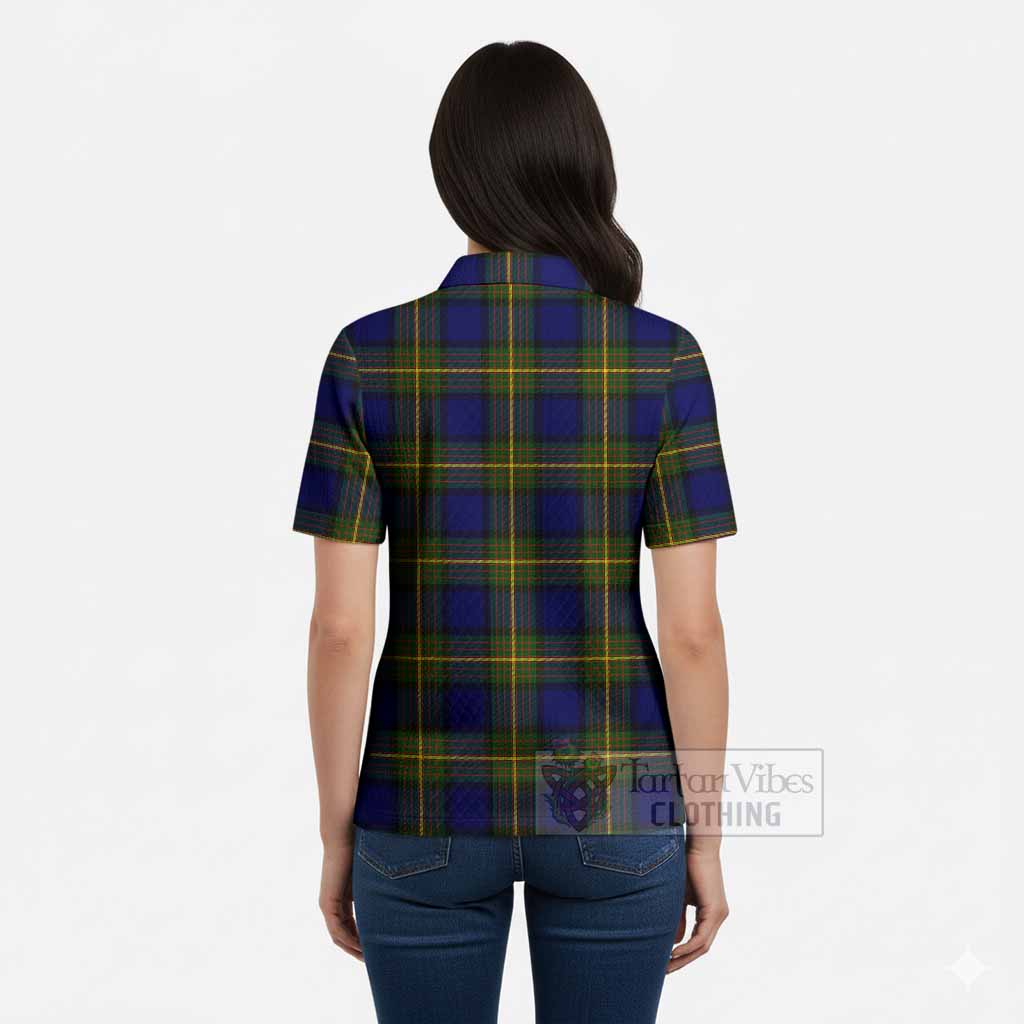 Moore Tartan Women’s Polo Sweater Top