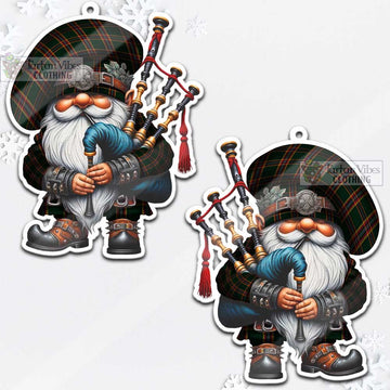 Moran Tartan Bagpiper Gnome Christmas Ornament - Tartan Vibes Clothing