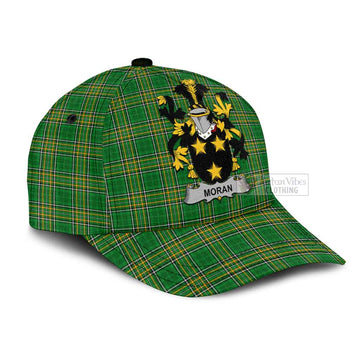Moran Irish Clan Tartan Classic Cap with Coat of Arms