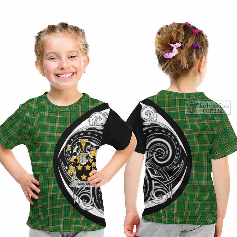 Tartan Vibes Clothing Moran Irish Clan Kid T-Shirt Celtic Circle Style