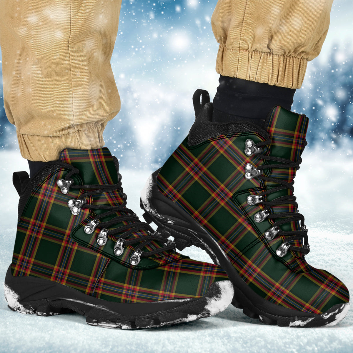 Moran Family Ubique Tartan Alpine Boots - Tartanvibesclothing