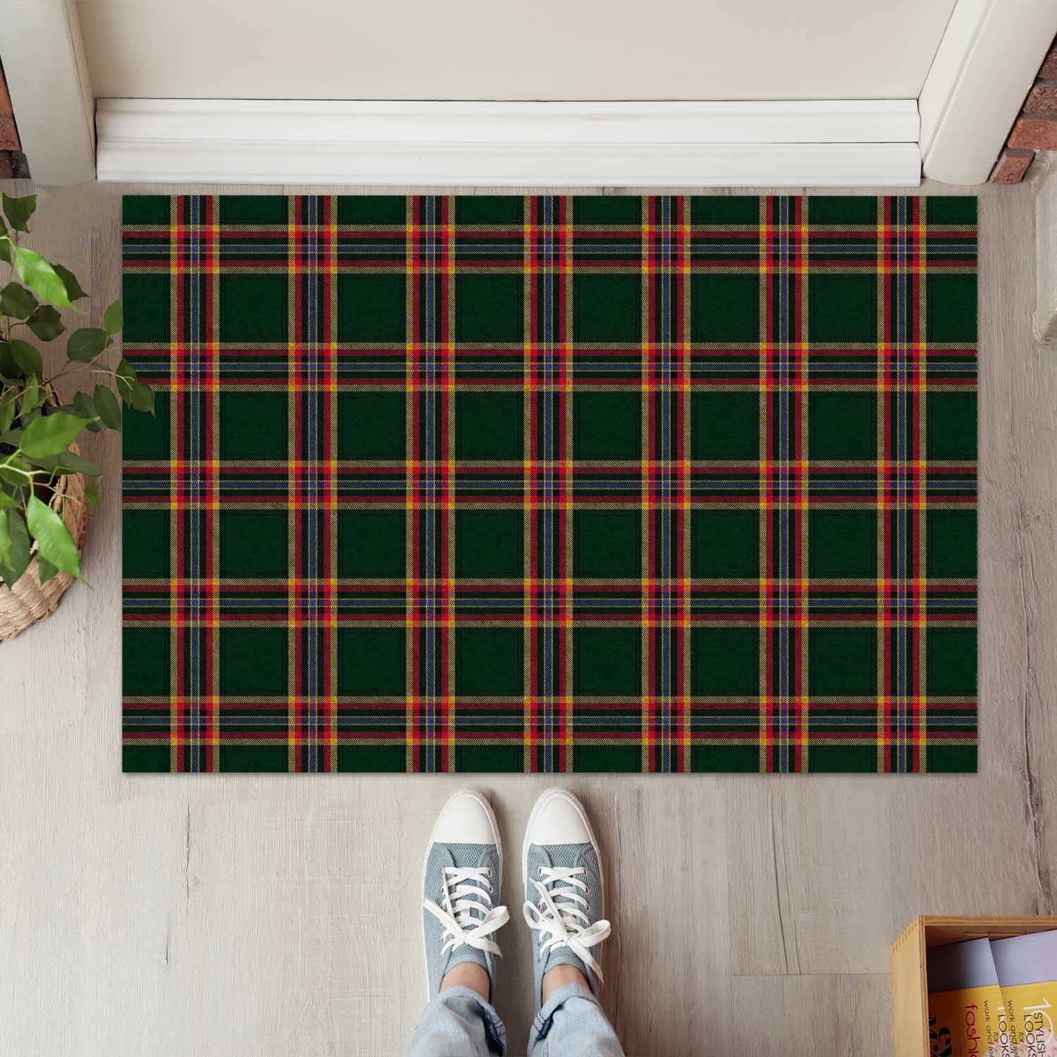 Moran Family Ubique Tartan Door Mat - Tartanvibesclothing