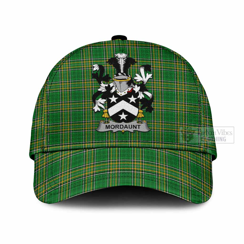 Mordaunt Irish Clan Tartan Classic Baseball Cap with Coat of Arms Classic Cap Universal Fit - Tartan Vibes Clothing