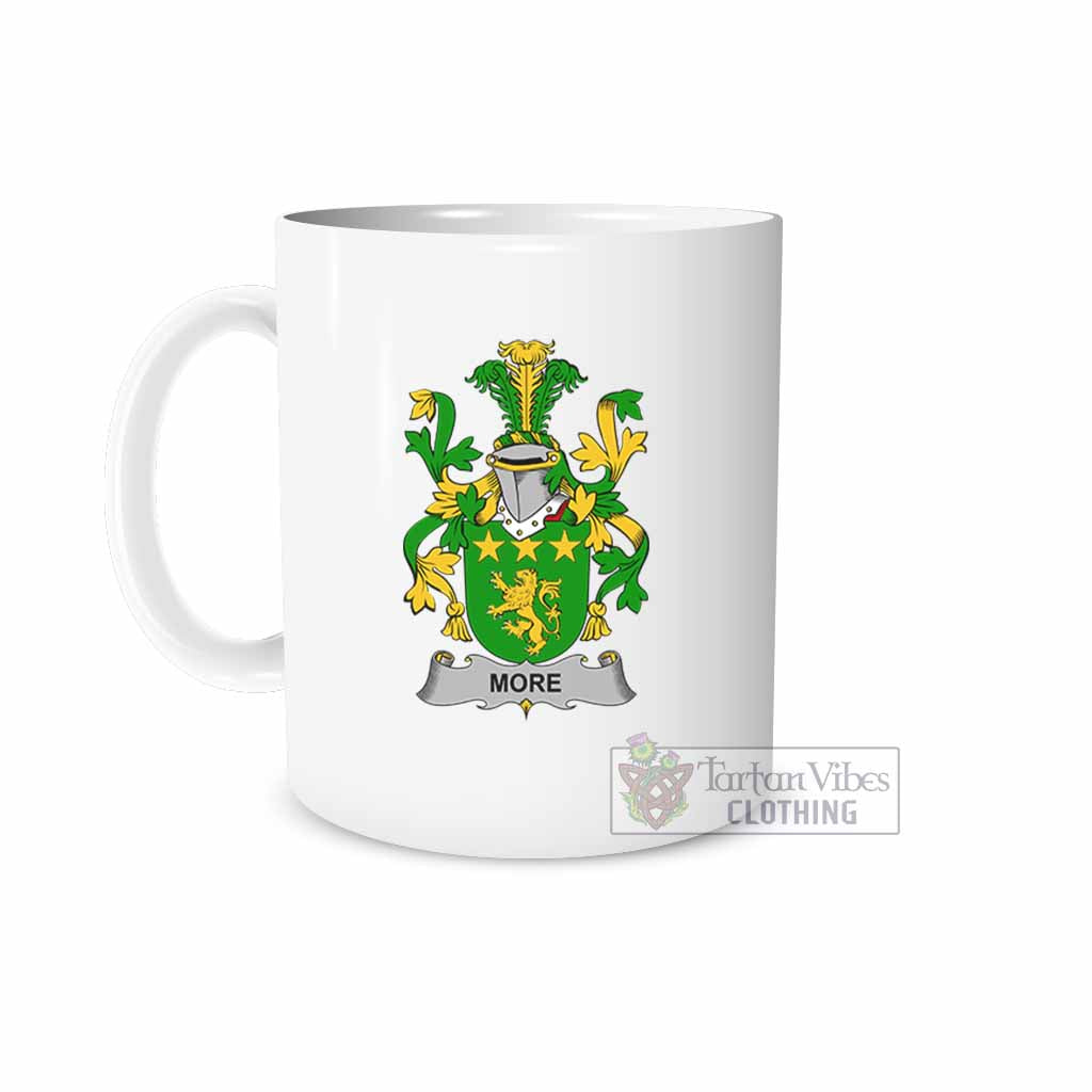 More Irish Clan Coat of Arms Ceramic Mug White - 2D-tartanvibesclothing