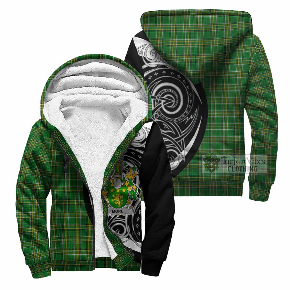 Tartan Vibes Clothing More Irish Clan Sherpa Hoodie Celtic Circle Style