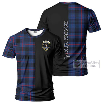 Morgan Tartan T-Shirt with Family Crest and Half Of Me Style Kid's Shirt - Tartan Vibes Clothing